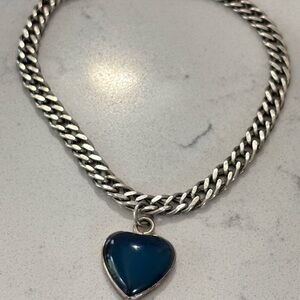Silver RM Silver 925 link bracelet Heart Charm